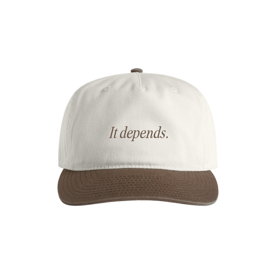 It Depends Embroidered Hat